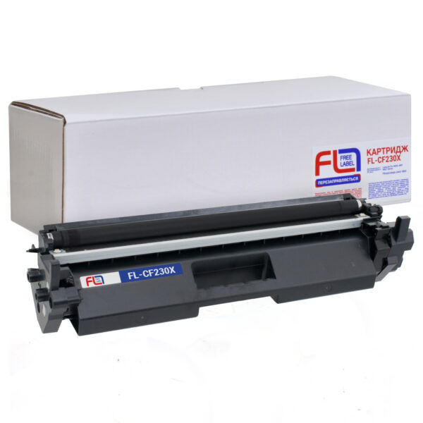 Тонер-картридж сумісний HP 30X (CF230X) Free Label (FL-CF230X)