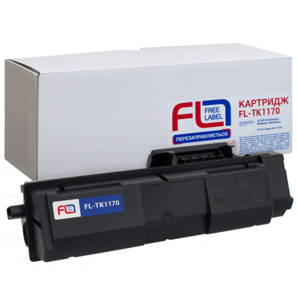 Тонер-картридж сумісний Kyocera Mita TK-1170 Free Label (FL-TK1170)