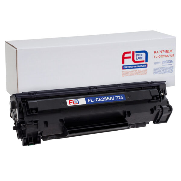 Doc-191444 Картридж сумісний HP 85A (CE285A)/Canon 725 Free Label (FL-CE285A/725)