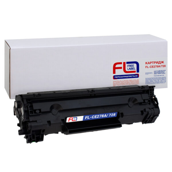 Картридж сумісний HP 78A (CE278A)/Canon 728 Free Label (FL-CE278A/728)