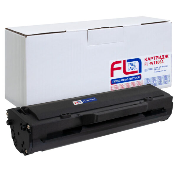 Картридж сумісний HP 106A (W1106A) Free Label (FL-W1106A)