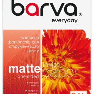 Фотопапір матовий 105 г/м2, A4, 100 арк Everyday Barva (IP-AE105-313)