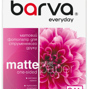 Фотопапір матовий 125 г/м2, A4, 100 арк Everyday Barva (IP-AE125-318)