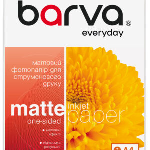 Фотопапір матовий 220 г/м2, A4, 100 арк Everyday Barva (IP-AE220-207)