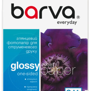 Фотопапір глянцевий 180 г/м2, A4, 60 арк Everyday Barva (IP-CE180-282)