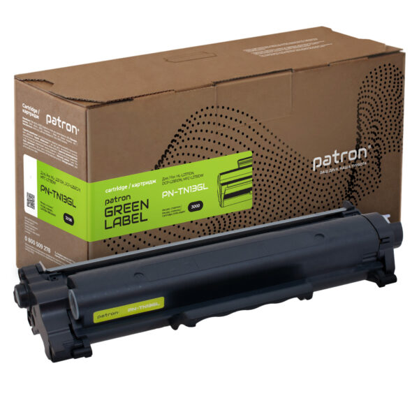 Doc-212747 Тонер-картридж сумісний Brother TN-13 Green Label Patron (PN-TN13GL)