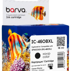 Картридж струменевий Canon PG-460 XL (3710C001) 400 арк, чорний Barva (IC-460BXL)