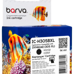 Картридж струменевий HP 305XL (3YM61AE/3YM62AE) 240 арк, чорний Barva (IC-H305BXL)