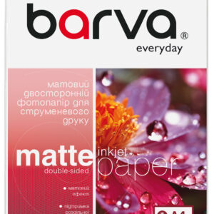 Фотопапір матовий двосторонній 140 г/м2, A4, 100 арк Everyday Barva (IP-BE140-414)
