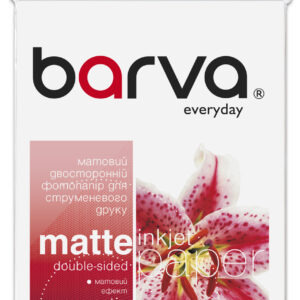 Фотопапір матовий двосторонній 220 г/м2, 10x15 см, 20 арк Everyday Barva (IP-BE220-384)