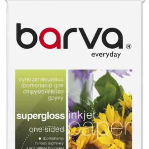 Фотопапір суперглянець 260 г/м2, 10x15 см, 100 арк Everyday Barva (IP-RE260-389)