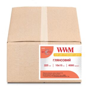 Фотопапір WWM  глянсовий 225г/м кв, 10см x 15см, 4000л (G225.F4000/C)