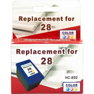 Картридж MicroJet для HP DJ 3700/3800/3900 аналог HP №28 (C8728AE) Color (HC-E02)