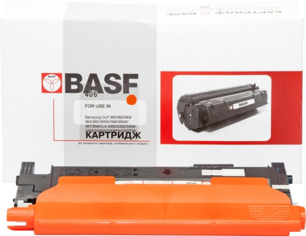 Картридж тон. BASF для Samsung CLP-365/CLX-3305/3305FN аналог CLT-M406S Magenta ( 1000 ст.) (BASF-KT-M406S-CLP365)