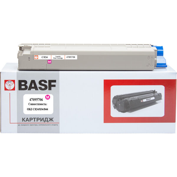 basf-kt-47095706 Картридж тон. BASF для OKI C824/834/844 аналог 47095706 Magenta ( 5000 сторінок) (BASF-KT-47095706)