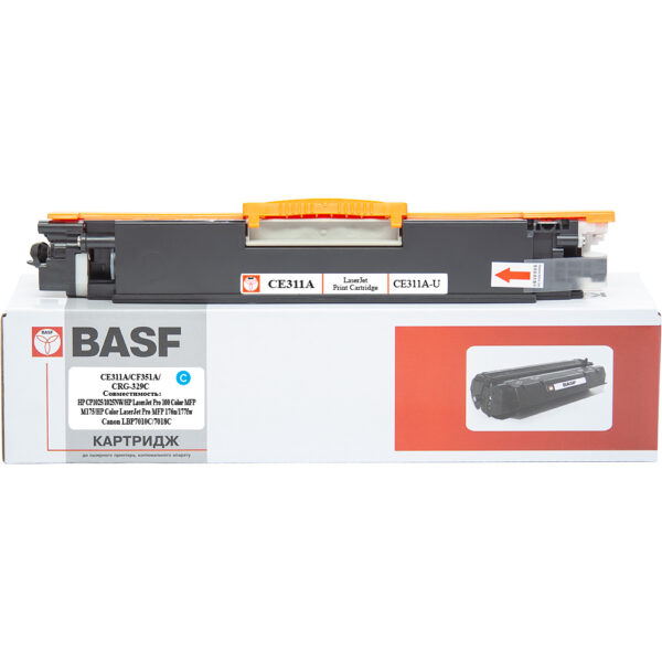 basf-kt-ce311a-u Картридж тон. BASF для HP CP1025/1025nw аналог CE311A/CF351A, Canon CRG-729 Cyan ( 1000 ст.) (BASF-KT-CE311A-U)