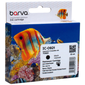 Картридж сумісний Epson T0921/T1081 (C13T10814A10) 260 арк, чорний Barva (IC-0921)