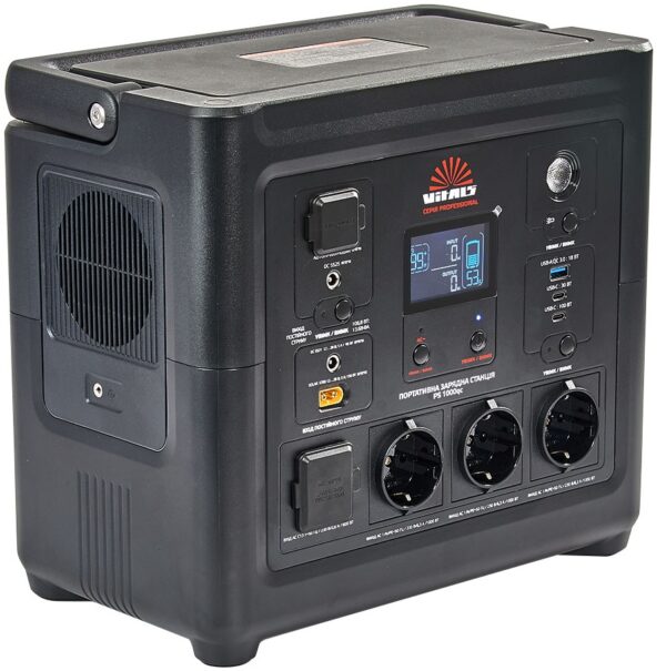 pi-48779-98dea2b3 Портативна електростанція Vitals Professional PS 1000qc, 1200Вт, 835Вт/год, LifePo4, 10кг