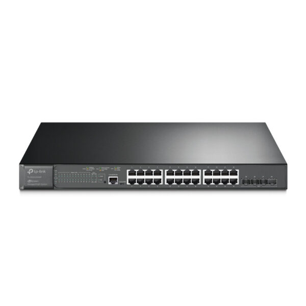 Комутатор TP-LINK TL-SG3428XMP 24xGE (24xPoE), 4xSFP+, 384Вт, Керований L2