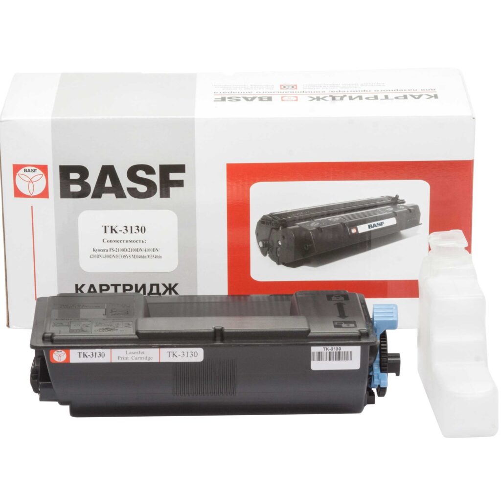 tuba-basf-analog-kyocera-mita-tk-3130-black-basf-kt-tk3130-2 Туба з тонером BASF для Kyocera Mita FS-4200DN/4300DN аналог TK-3130 Black ( 15500 ст.) (BASF-KT-TK3130)