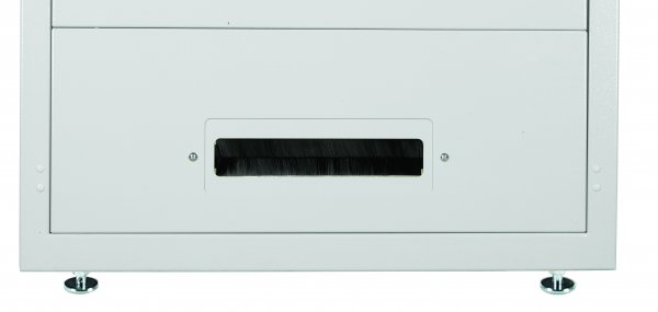 Кабельний ввід зі щіткою до шаф ROF, RI7, RMF, RAL 9005 DP-KP-KAR