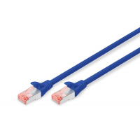 Патч-корд 1м, CAT 6 S-FTP, AWG 27/7, LSZH, blue Digitus