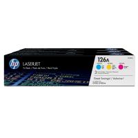 Картридж HP CLJ 126A CYM Tri-Pack, CP1025/M175 (CE311A,CE312A,CE313A)
