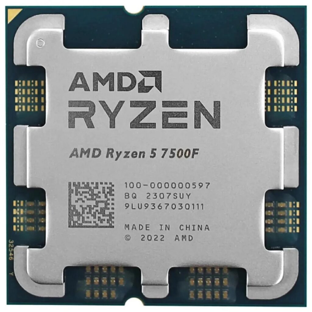 Процесор AMD Ryzen 5 7500F (3.7GHz 32MB 65W AM5) Multipack (100-100000597MPK)