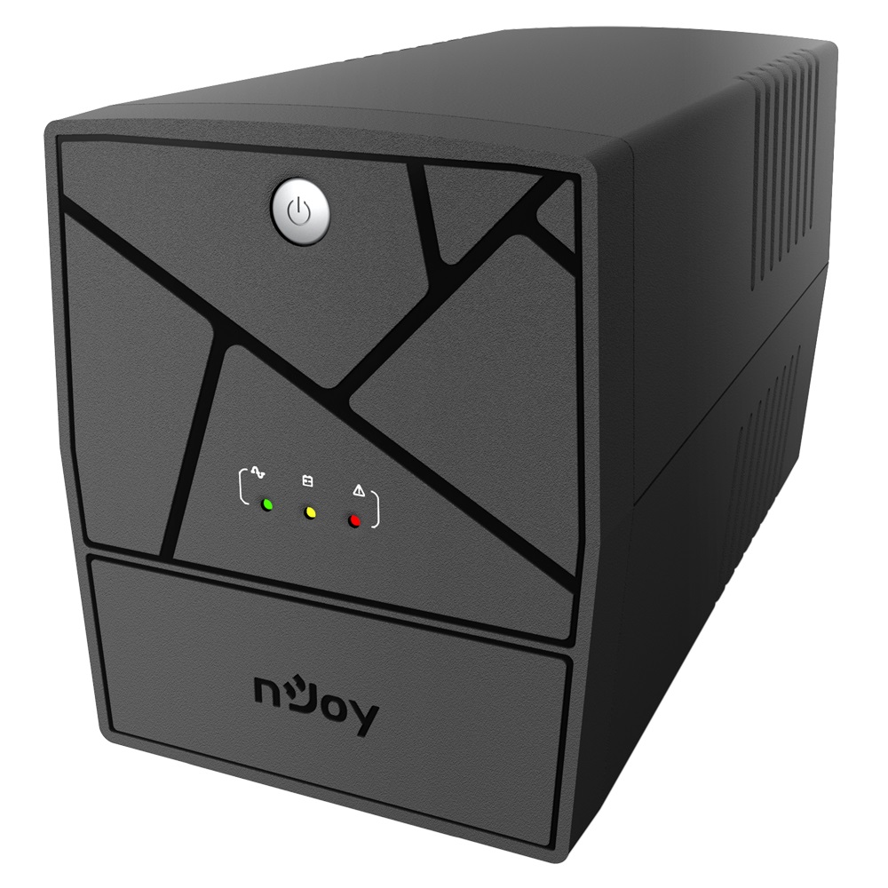 1266977-313999-nR4Cbh Джерело безперебійного живлення NJOY Keen 1500 (UPLI-LI150KE-CG01B) Lin.int., AVR, 4 x евро, пластик