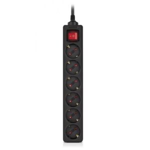 Фільтр живлення REAL-EL RS-6 Protect M 3м Black (EL122300034)