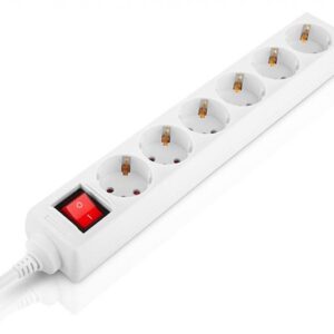 Фільтр живлення REAL-EL RS-6 Protect M 3м White (EL122300033)