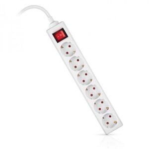 Фільтр живлення REAL-EL RS-6 Protect M 1.8м White (EL122300031)