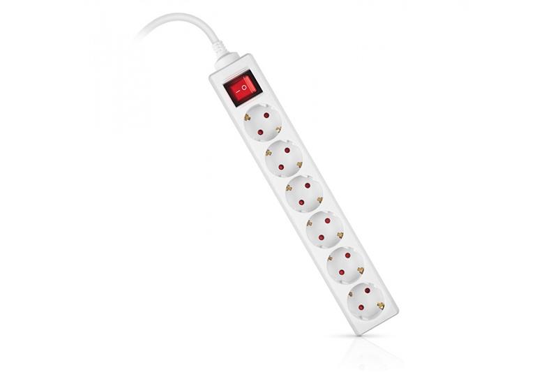 1298123-447901-new Фільтр живлення REAL-EL RS-6 Protect M 1.8м White (EL122300031)