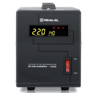 Стабілізатор REAL-EL Stab Energy-500 Black