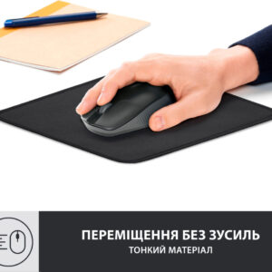 Ігрова поверхня Logitech Mouse Pad Studio Graphite (956-000049)