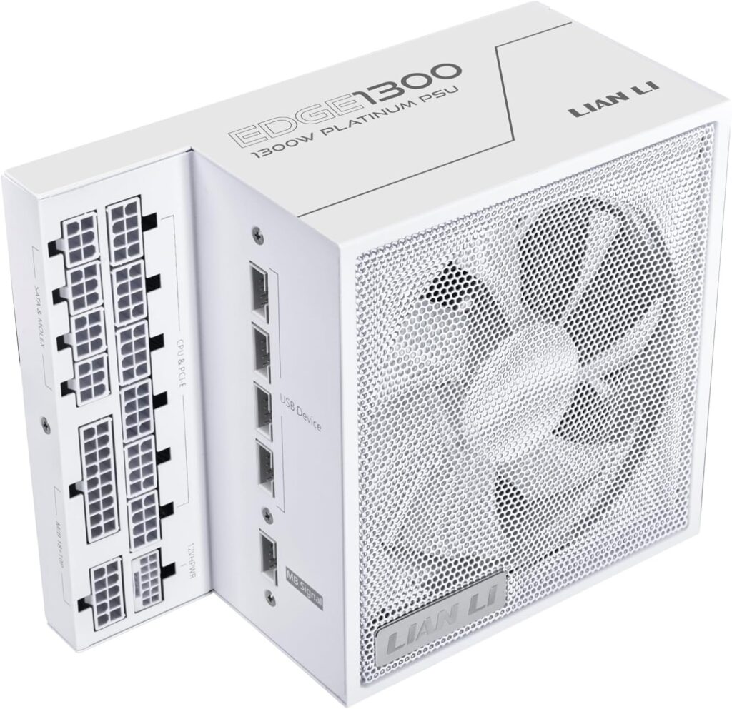 Блок живлення Lian Li EDGE1300, 80 Plus Platinum, White, EU Cord (G9P.EG1300.WE00.EU)