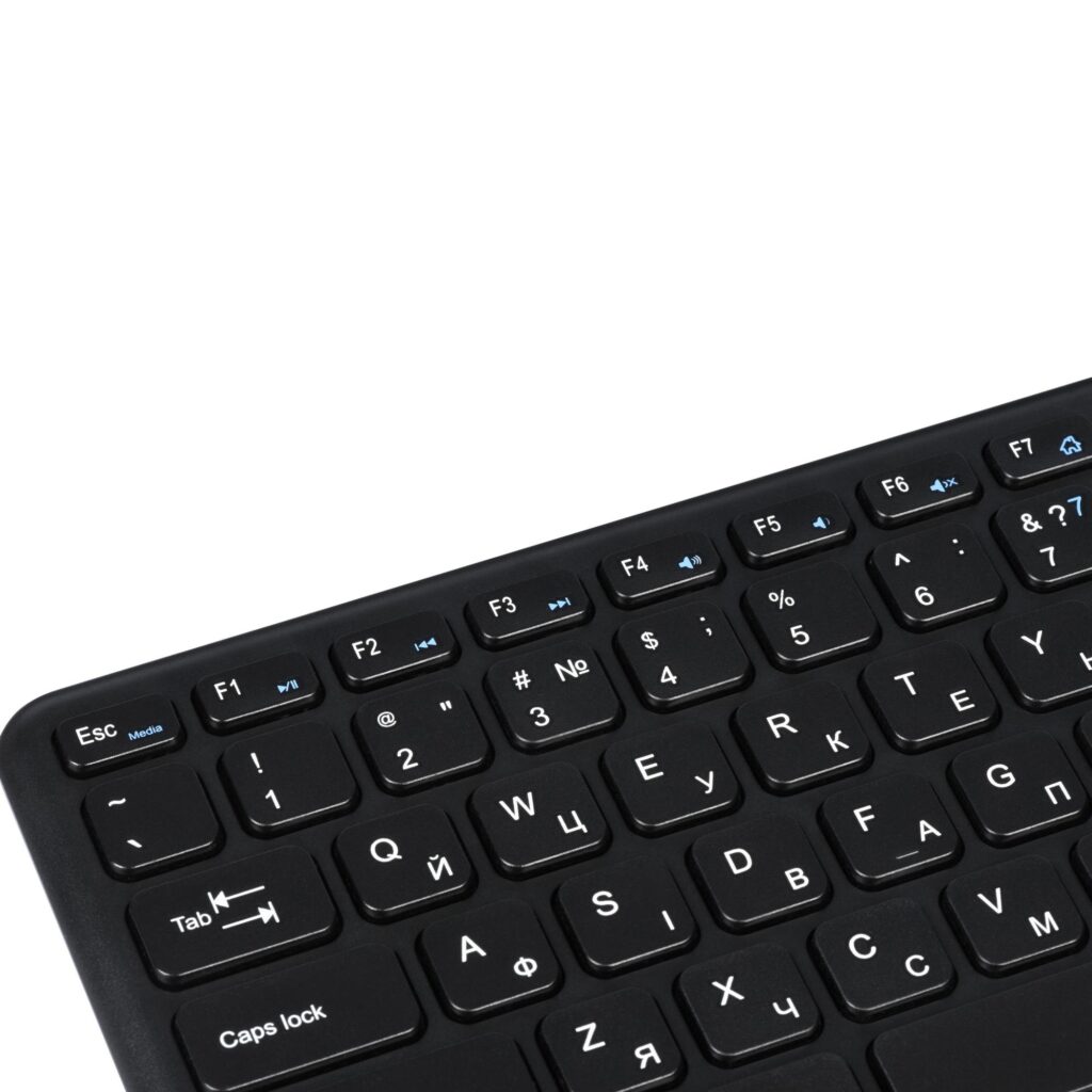 Клавіатура бездротова 2E KT100 WL Ukr Black (2E-KT100WB_UA)