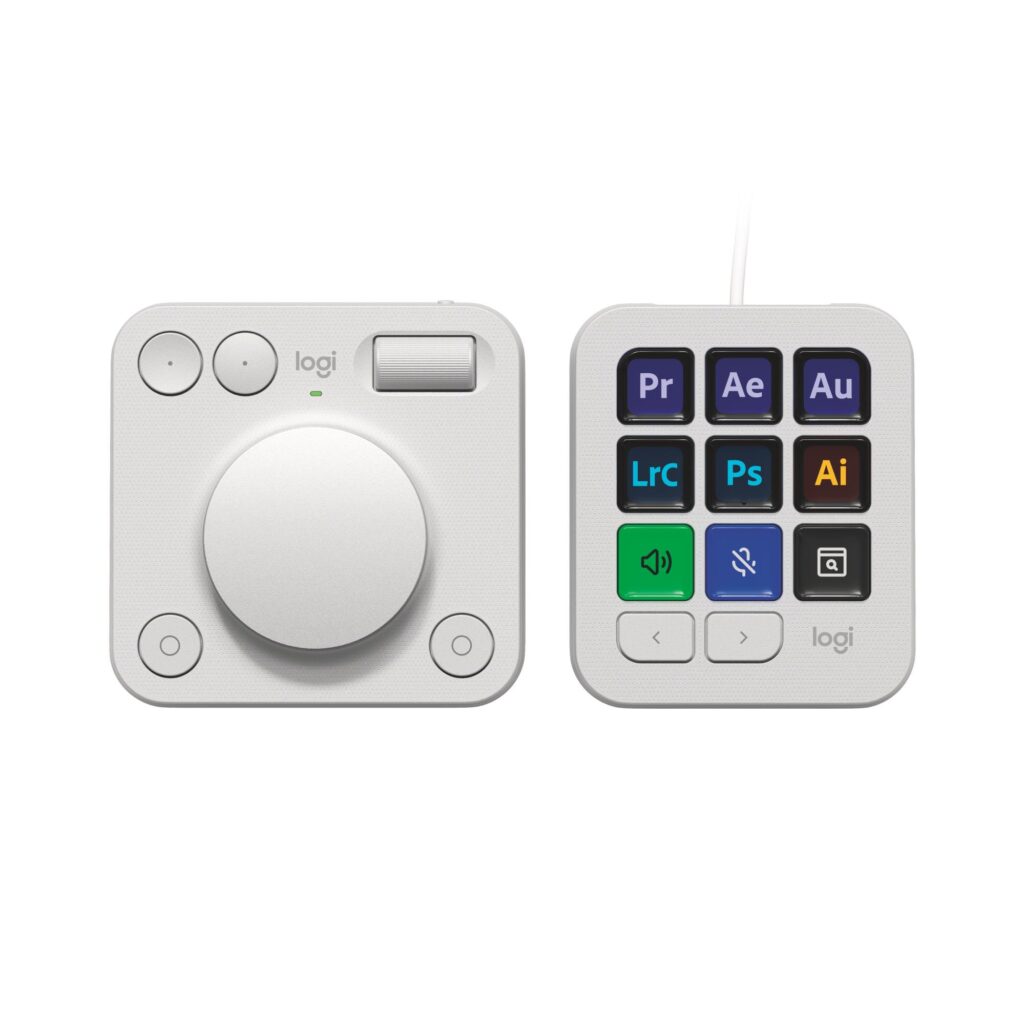 920-012931-588401-2362959 Консоль Logitech MX Creative Console Pale Grey (920-012932)