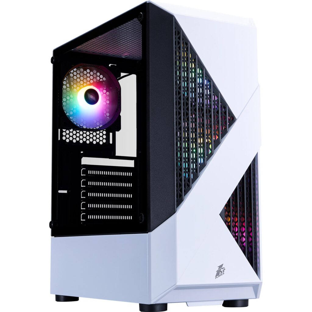 Корпус 1stPlayer F3-A-WH-4F1 White без БЖ