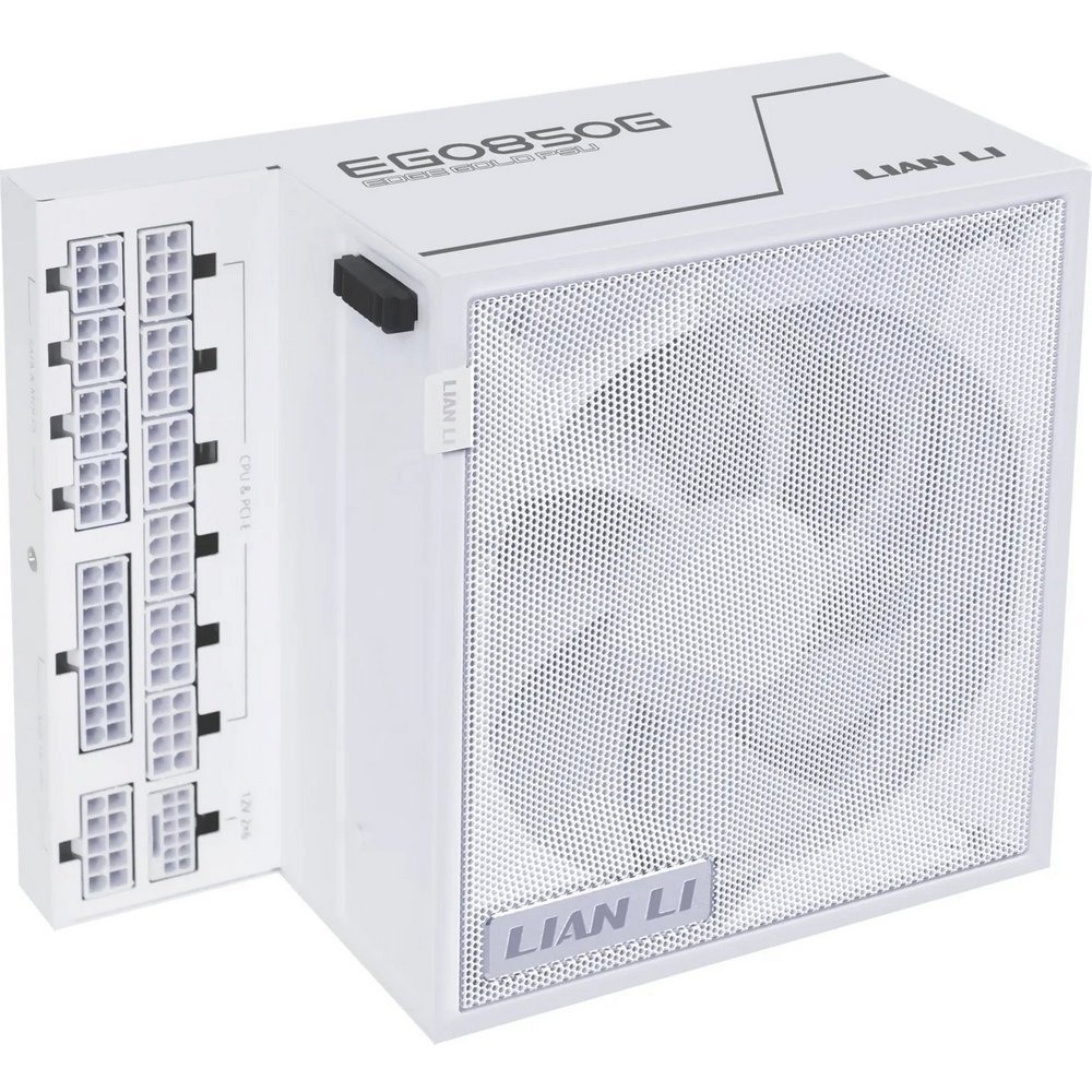 Блок живлення Lian Li EDGE850, 80 Plus Gold, White, EU Cord (G9P.EG0850G.W000.EU)
