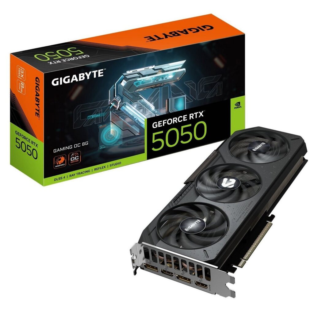 GV-N5050GAMING-OC-8GD-568436-2231264 Відеокарта GF RTX 5050 8GB GDDR6 Gaming OC Gigabyte (GV-N5050GAMING OC-8GD)