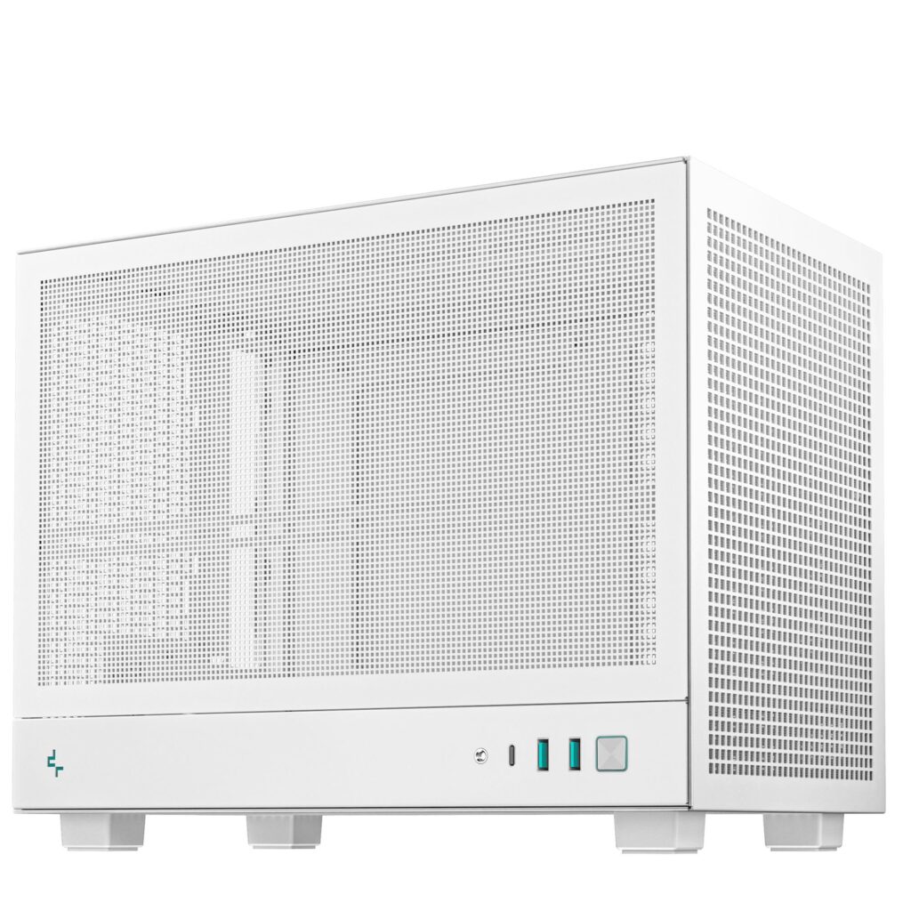 Корпус DeepCool CH160 Mesh White (R-CH160-WHNMI0-G-1) без БЖ