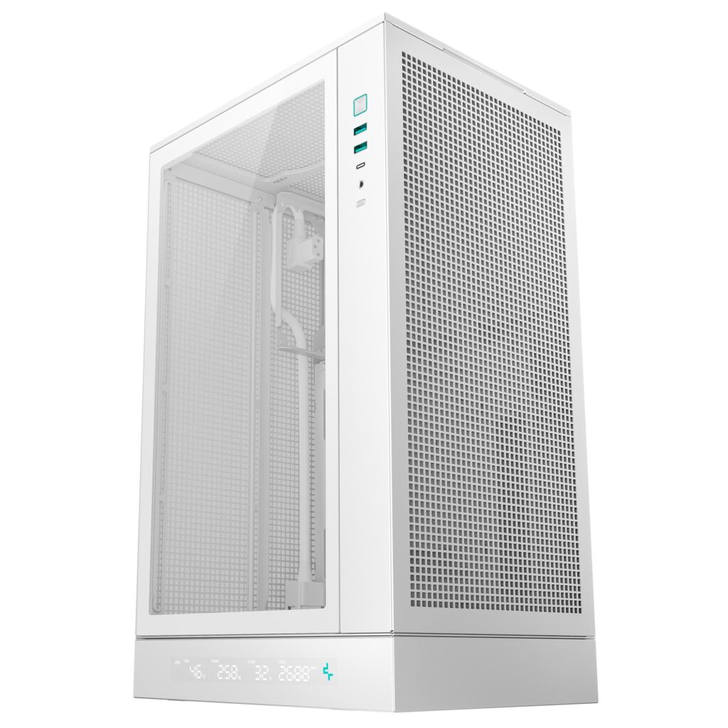 Корпус DeepCool CH270 Digital White (R-CH270-WHNDM0-G-1) без БЖ
