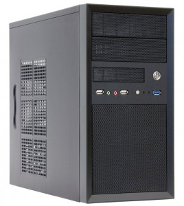Корпус Chieftec CT-01B-OP Без БП Black