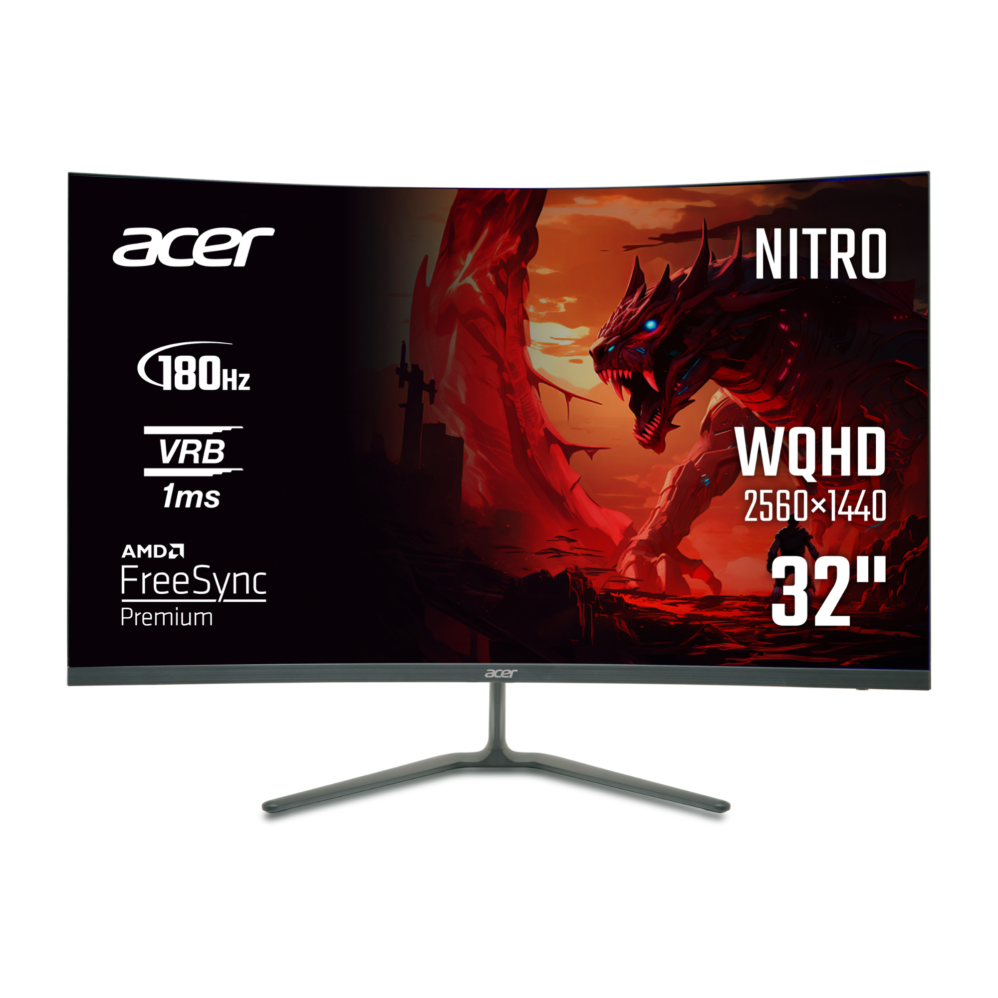 Монітор ігровий вигнутий VA 31.5",2560*1440,180 Гц ED320QUS3bmiipx
