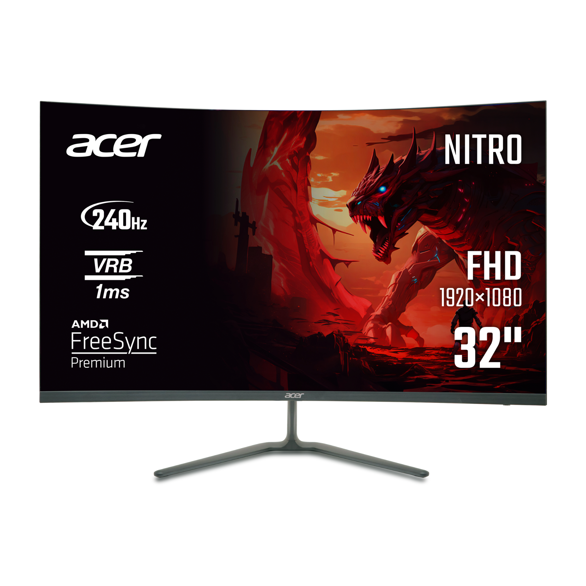 Монітор ігровий вигнутий VA 31.5",1920*1080,240 Гц ED320QW0bmiipx