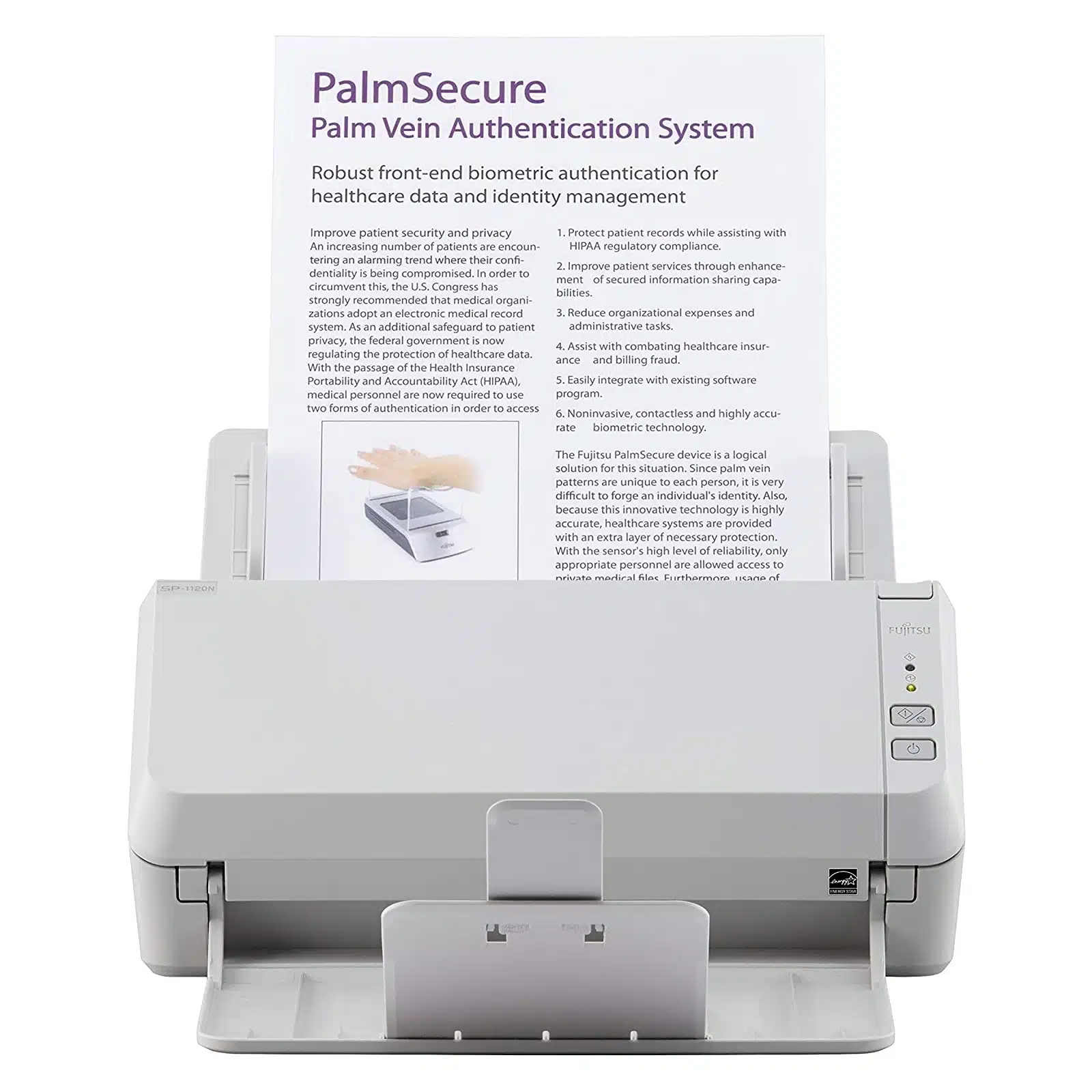 Сканер FUJITSU SP-1120N (PA03811-B001) - Зображення 2