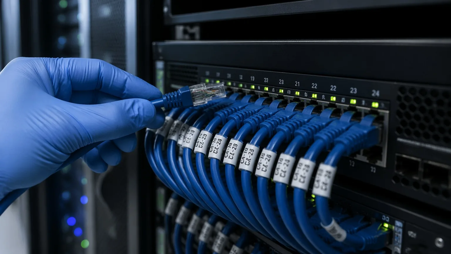 Монтаж структурованої кабельної системи Cat6 — IT-напрям Прінт-Імідж