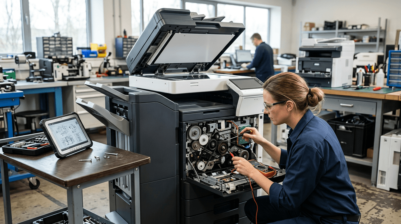 Помилка E000 на Canon iR — діагностика і ремонт